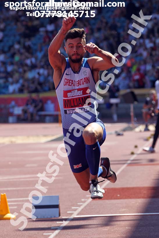 Mens triple jump, 2019 Muller British Championships, Alexander Stadium, Birmingham. Photo: David T. Hewitson/Sports for All Pics